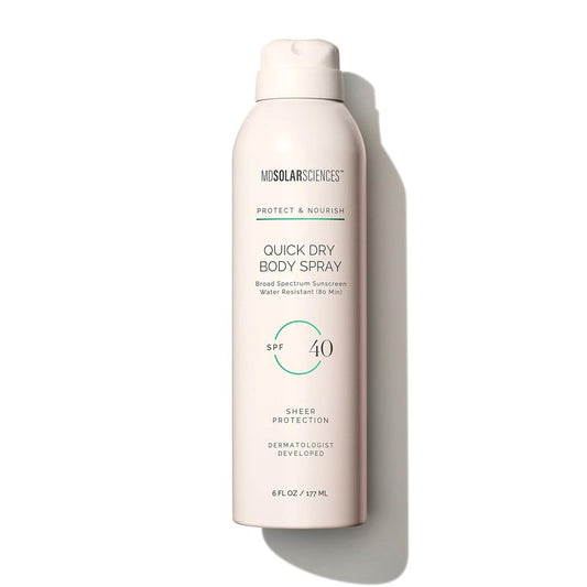 MDSolarSciences Quick Dry Body Spray SPF 40 - Water-Resistant Sunscreen with Antioxidants | 6 Fl Oz