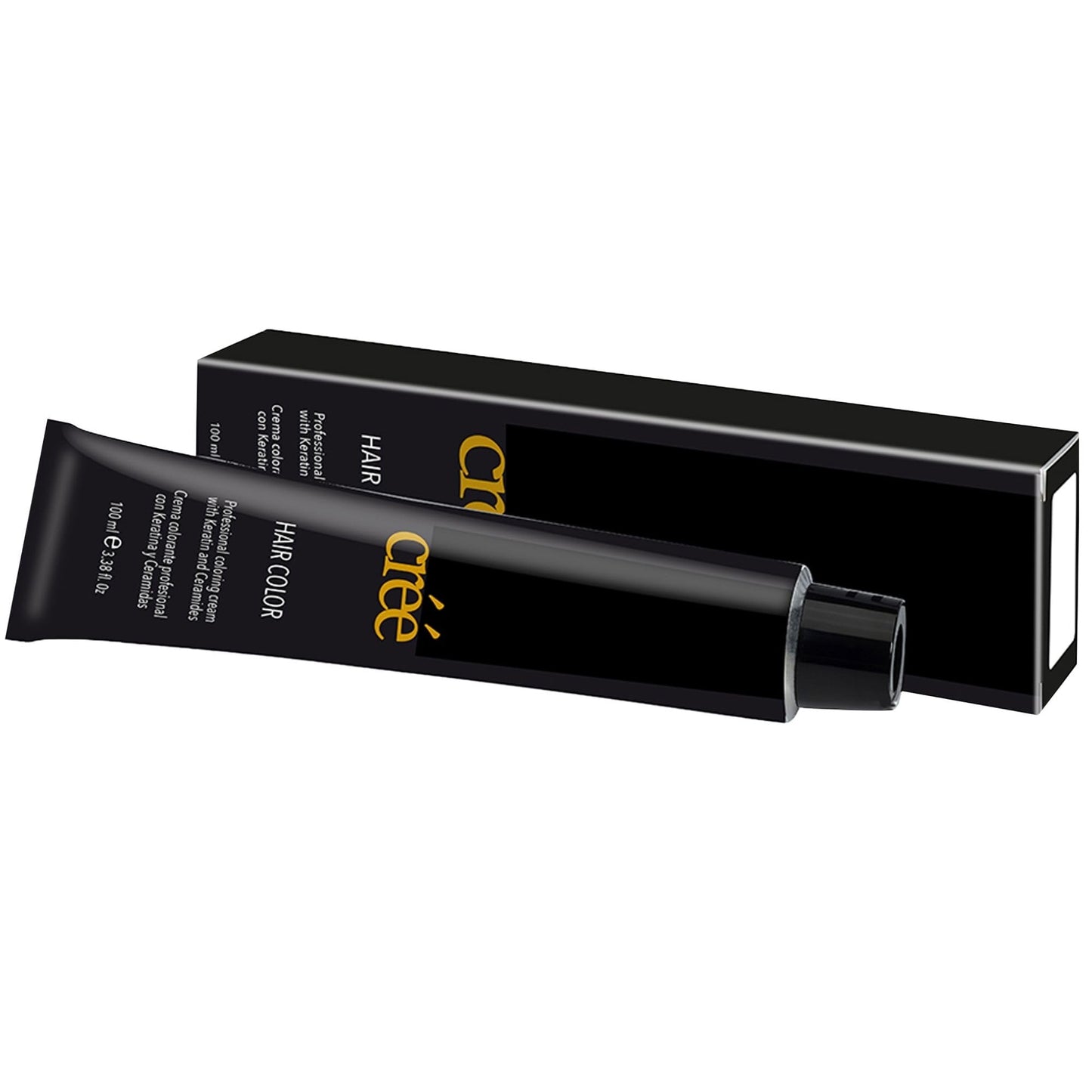 Cree Professional Ash Series Permanent Hair Color - Long Lasting, Rich Vibrant - Gray Coverage 100ml - 3.4 fl.oz.