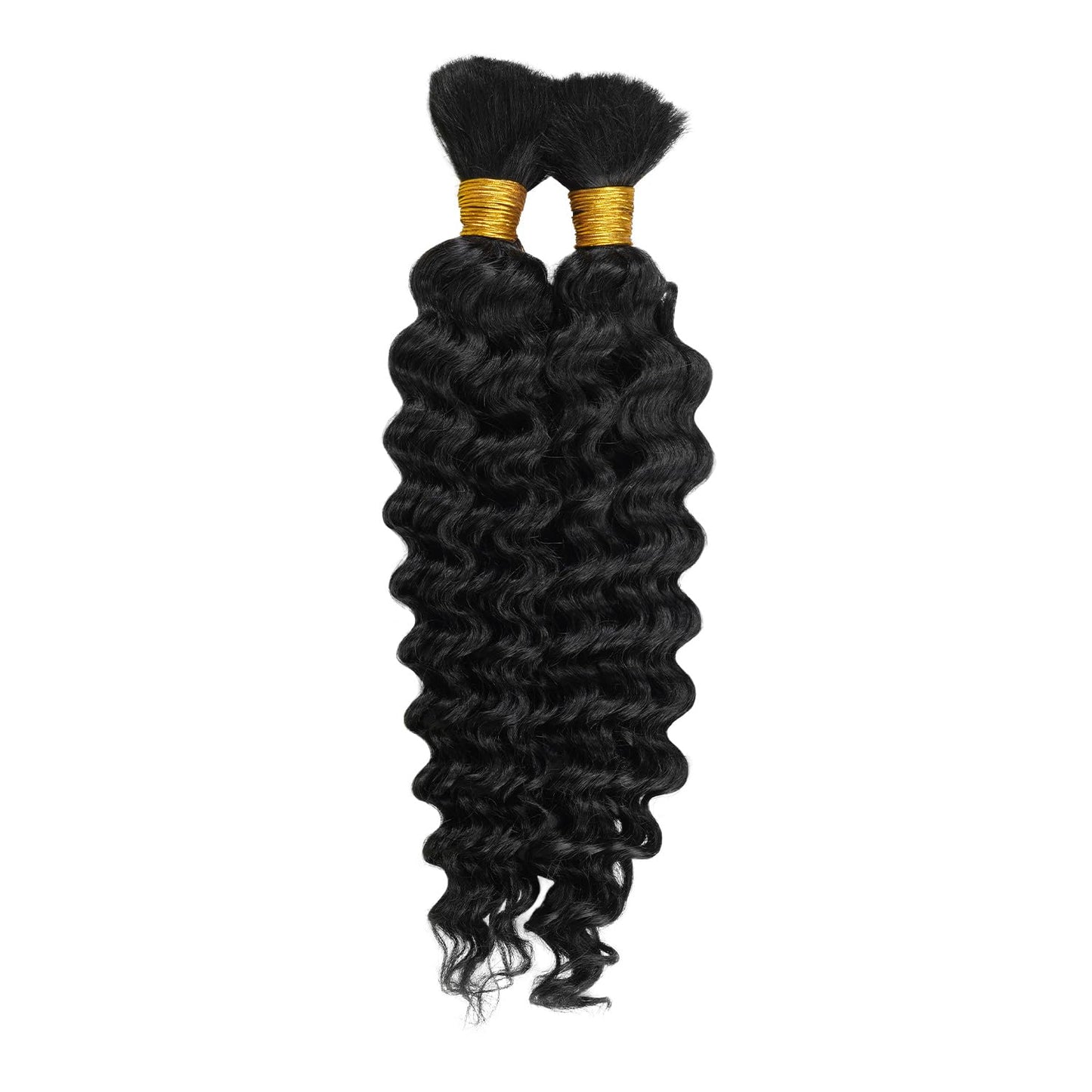 Janet Collection Human Hair Braids Deep Bulk (18"-24") (18 Inch, 2)