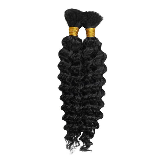 Janet Collection Human Hair Braids Deep Bulk (18"-24") (18 Inch, 2)