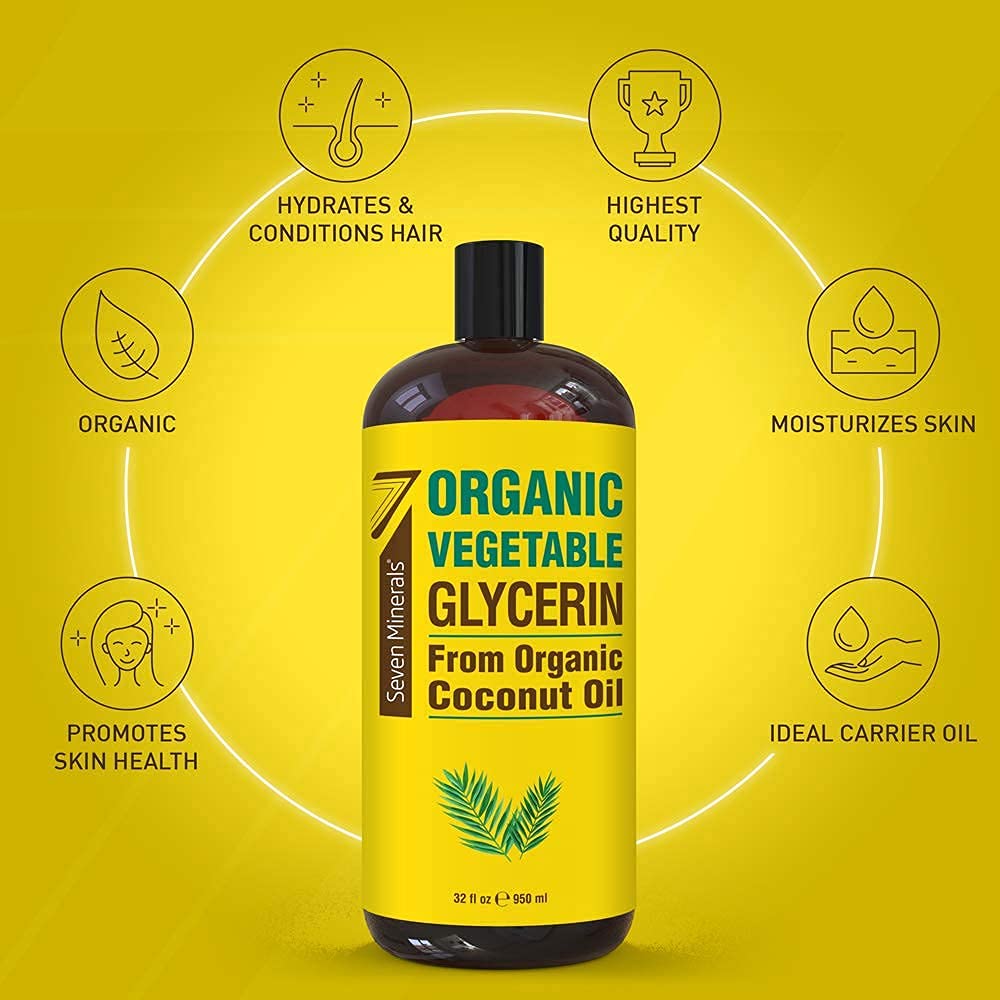Seven Minerals Pure Grapeseed Oil & Organic Vegetable Glycerin