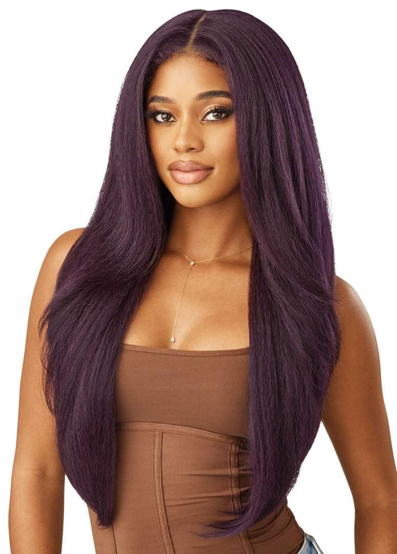 Outre Melted Hairline - Kinky Soft Edges - Kinky Soft 1 (BLACK BERRY)