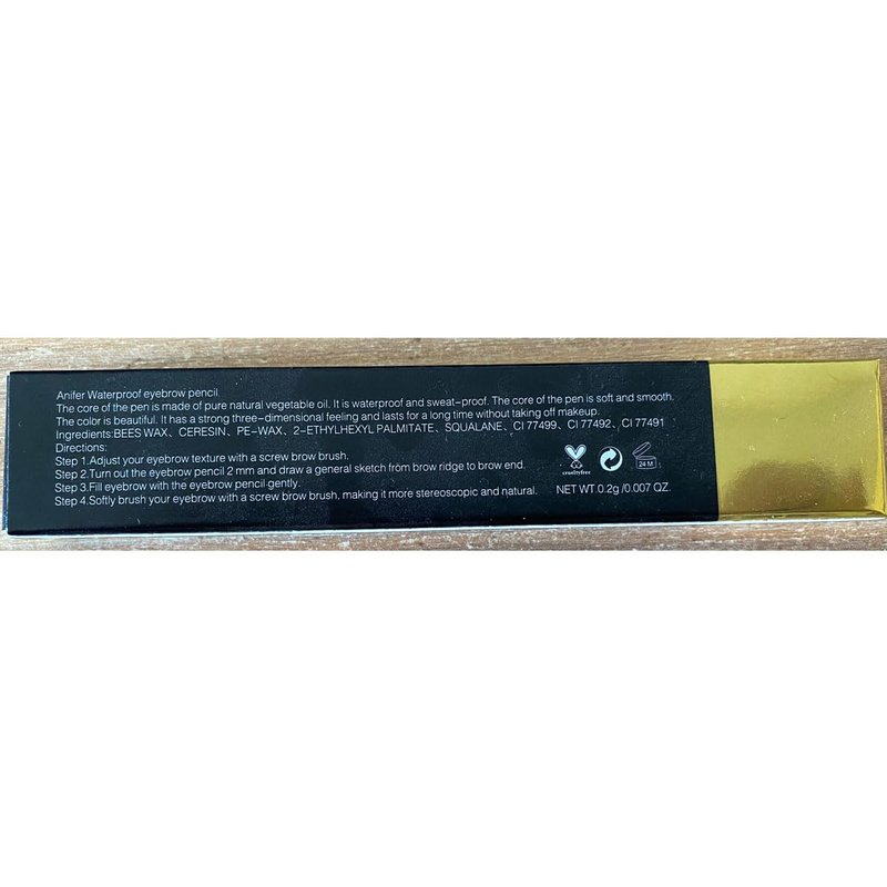 Eyebrow Pencil - Gray Waterproof Formula for Smooth, Natural Finish | Cruelty-Free (Gray #5)