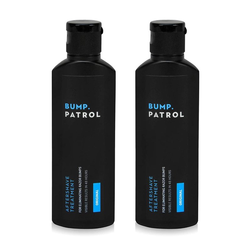 Bump Patrol Aftershave Treatment Serum - Ingrown Hair & Razor Bump Stopper with Salicylic Acid | 4 oz (Pack of 2)