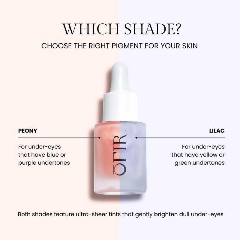 OFIR Bloom Serum Illuminating Gel | Under Eye Brightener Dark Circles Treatment | Lifting Formula With Hyaluronic Acid | Vegan Cruelty Paraben Free Skincare | Hydrating Moisturizer | Peony 1 Fl Oz
