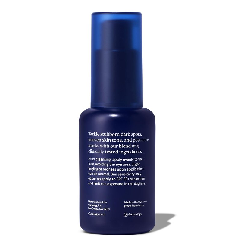 Curology Dark Spot Facial Serum, Discoloration Fading Serum, for Post Acne Marks and Sunspots, 1 fl oz