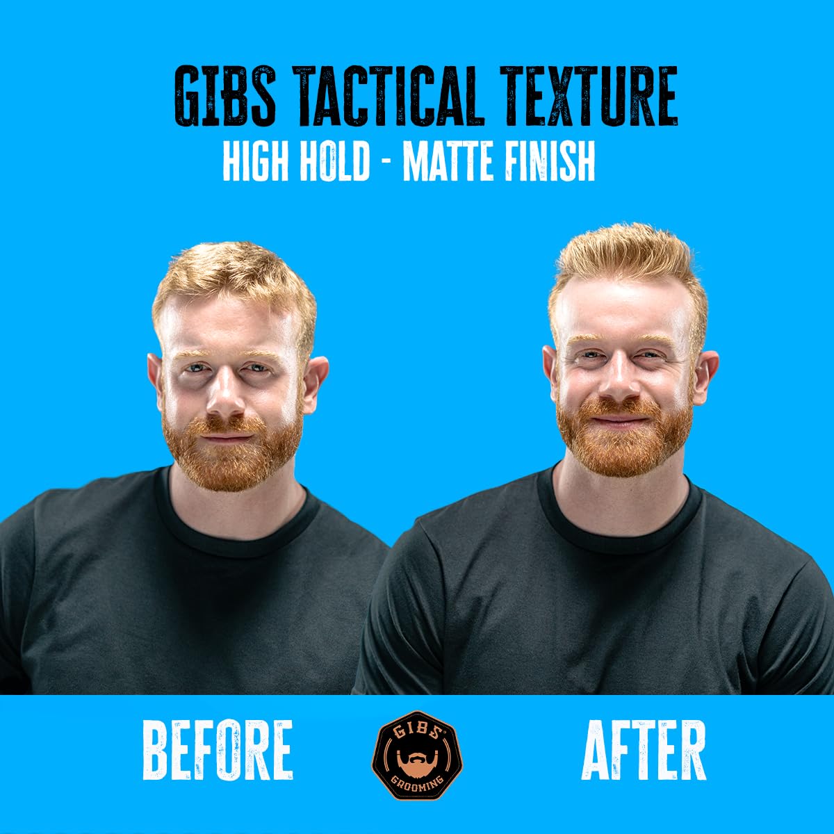 GIBS Grooming Tactical Texture Texturizing Fiber Paste, 3 Fl Oz