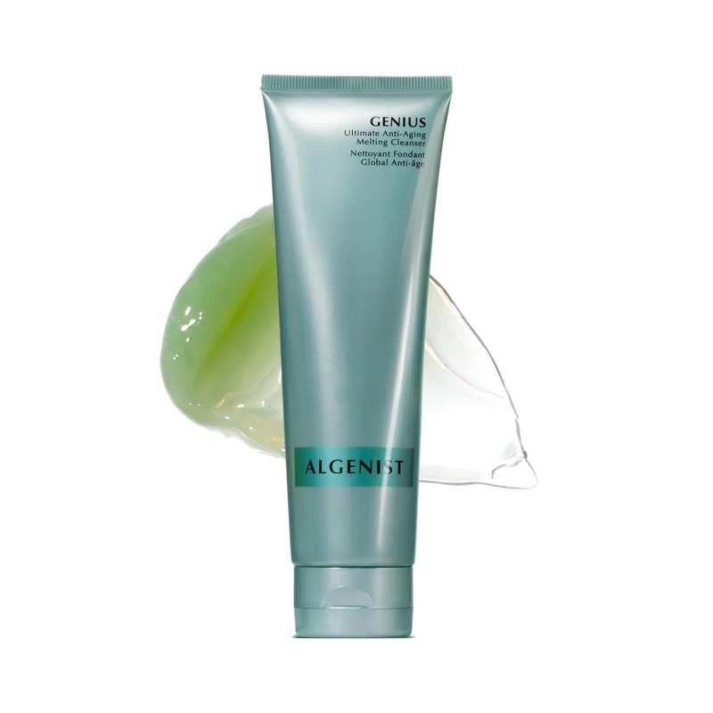 Algenist GENIUS Ultimate Anti Aging Melting Cleanser - 3 in 1 Cleansing Balm to Oil Milk - Makeup Remover with Alguronic Acid & Microalgae Oil - Hydrating Face Cleanser for Dry Skin (5 Fl oz)