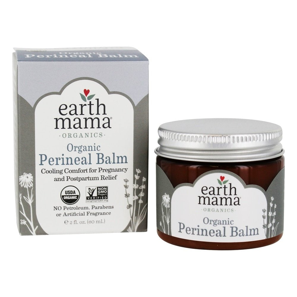 Earth Mama Organic Perineal Balm - Soothing Relief for Pregnancy & Postpartum | 2 Fl Oz