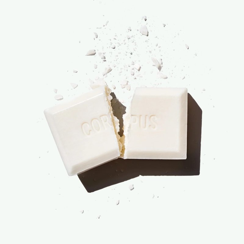 Corpus - Nº Green Cleansing Bar | Coconut-Based Triple-Milled Luxury Sustainable Soap with Vegan Squalane & Marula Oil | Sulfate-Free, No Synthetic Fragrance, Palm Oil or Parabens (170g / 6oz)