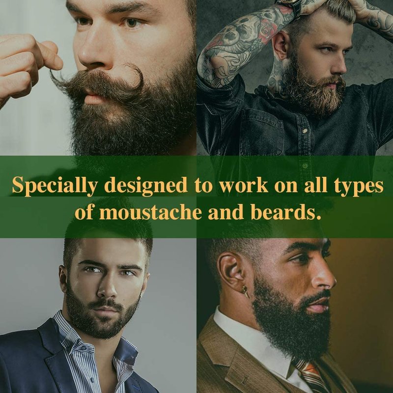 Clubman Moustache Wax - Neutral Styling Formula | 0.50 oz (Pack of 8)