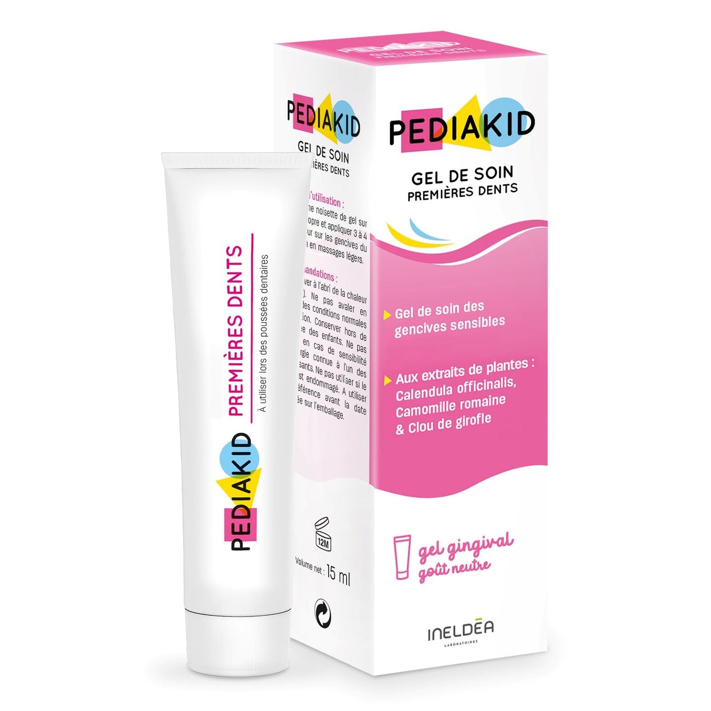 Ineldea Pediakid First Teeth Gel 15 ml 15 ml