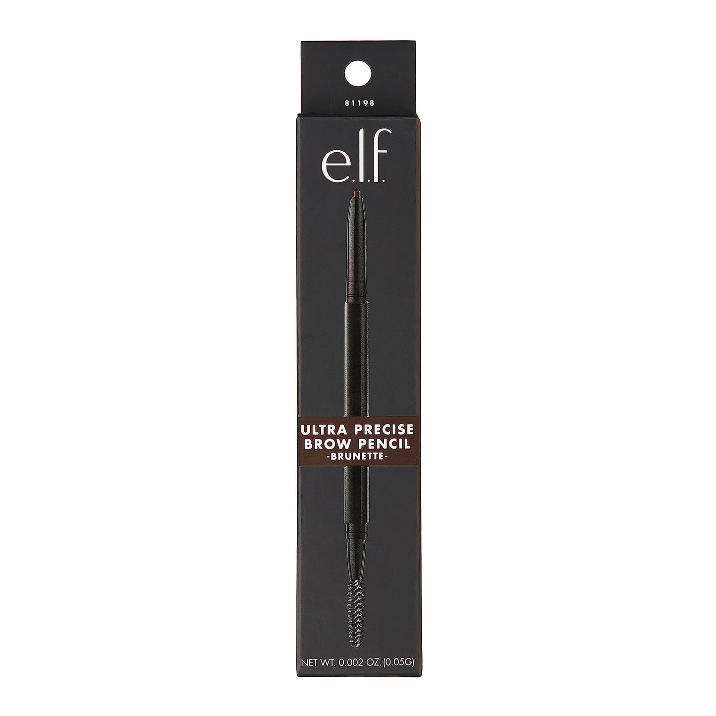 e.l.f. Ultra Precise Brow Pencil, Dual-Ended, Ultra Fine Tip Defines & Fills Eyebrows, Creamy Formula, Vegan & Cruelty-Free, Brunette