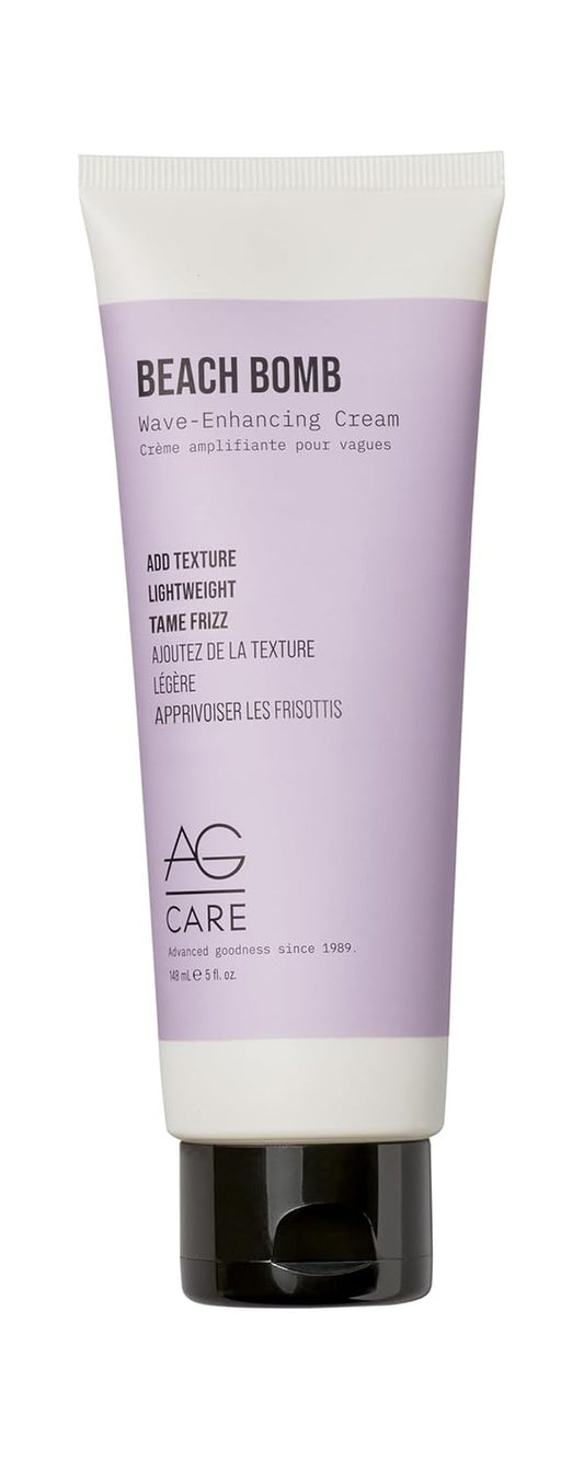 Beach Bomb Wave-Enhancing Cream - AG Care 5 Fl Oz | Perfect for Curly Hair