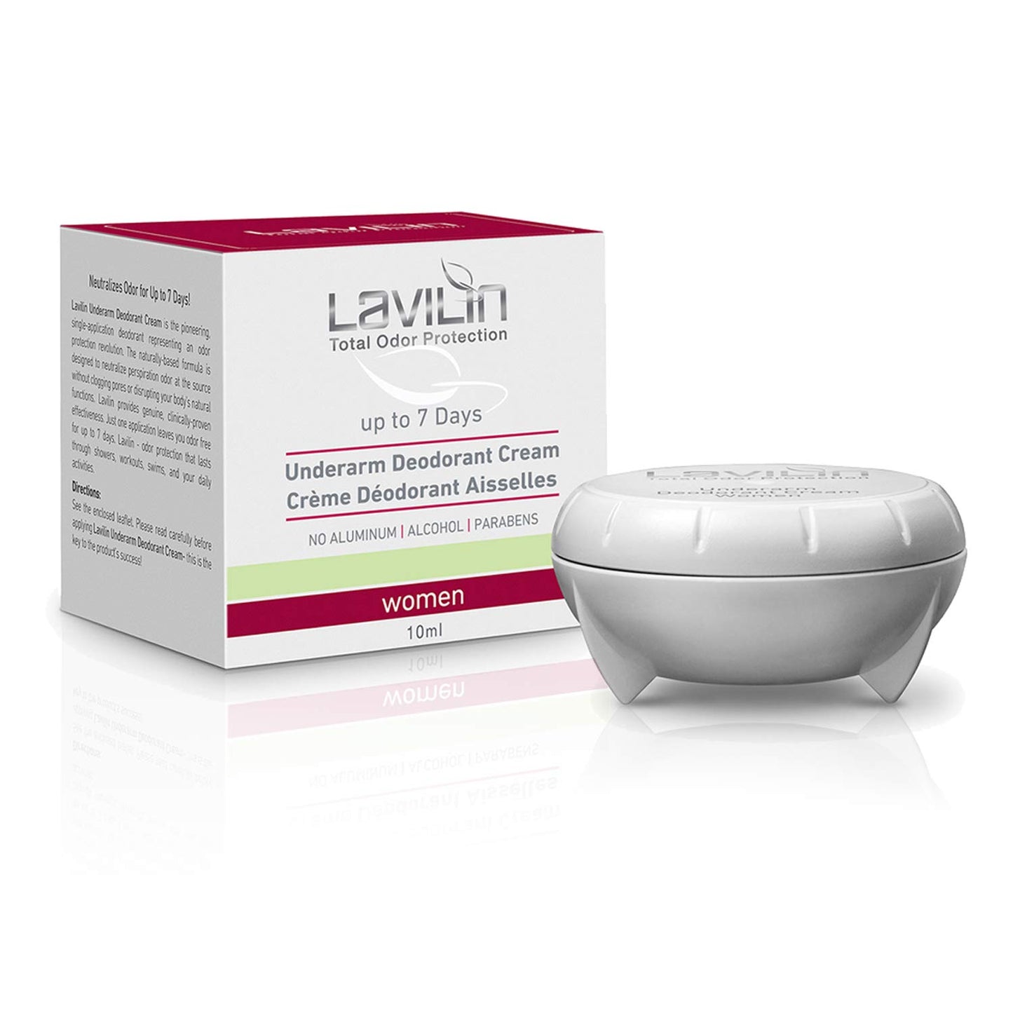 LAVILIN Underarm Deodorant Cream For Women - Up to 7-Days Protection – The Ultimate and Different Way to Prevent Unpleasant Odors – Alcohol, Paraben & Aluminum Free