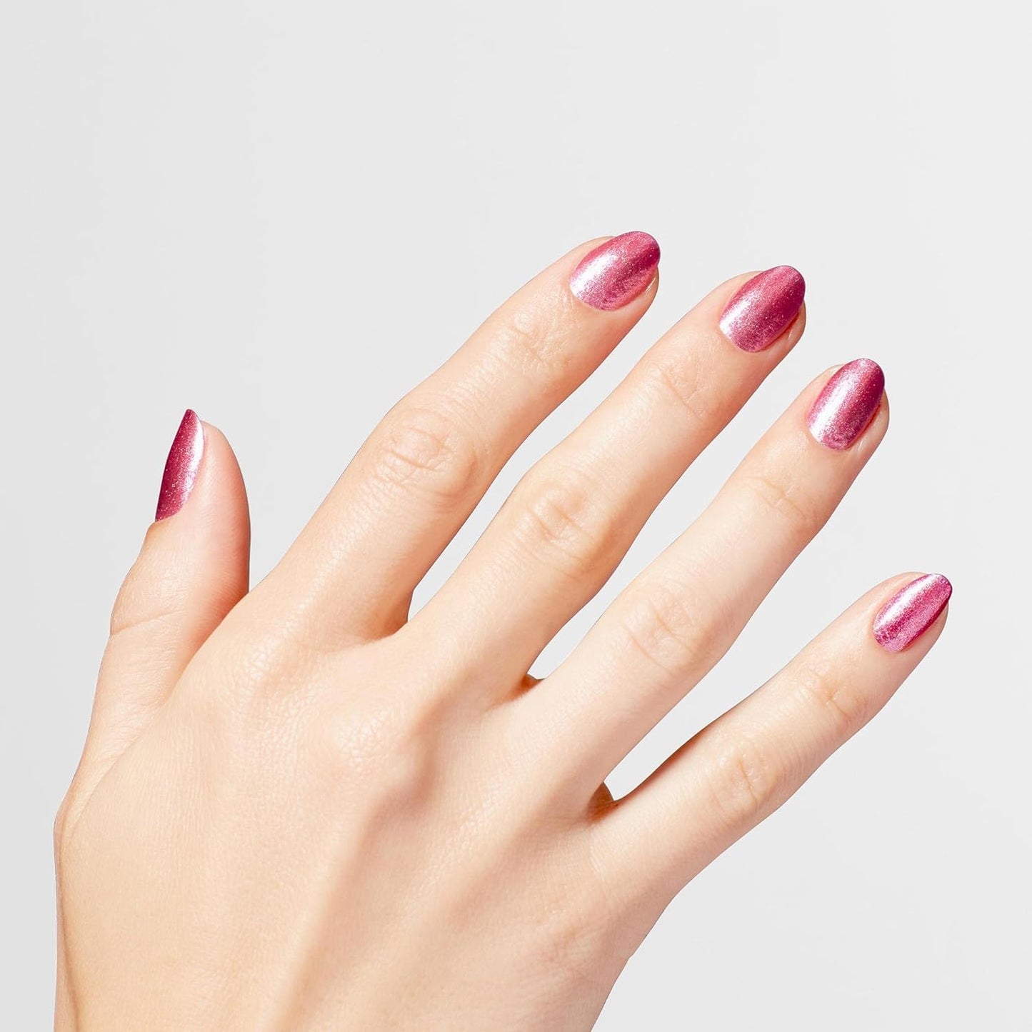 OPI Infinite Shine Shined, Sealed, Delivered | Opaque Bright Pink Shimmer Long Wear Gel Like Nail Polish | Vegan, Long Lasting, Streak Free