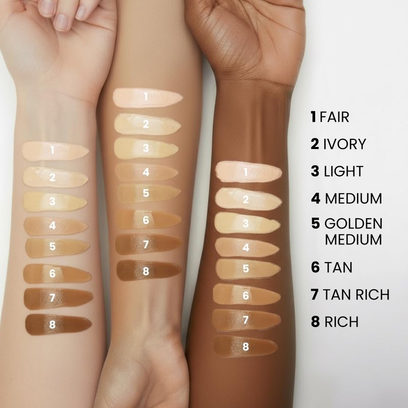 Prime Prometics PrimeSkin CC+ Cream for Mature Women – Lightweight Liquid-to-Powder Foundation – Blurs Pores & Covers Age Spots – Crease-Free, Hydrating & Soft-Matte Finish for Sensitive Skin (Light)