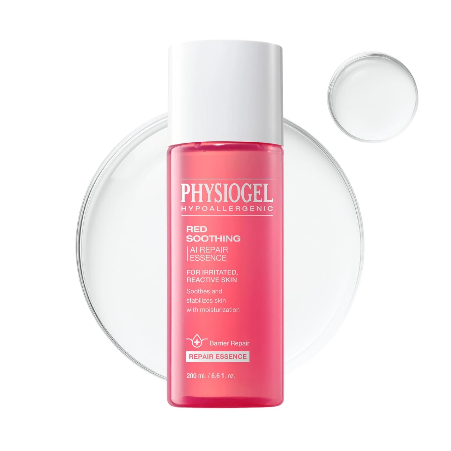 Physiogel Red Soothing Essence, Reduces Redness, Hydration for Dry & Sensitive Skin, Fragrance-Free, Non-Comedogenic, Dermatologist-Tested, Lightweight