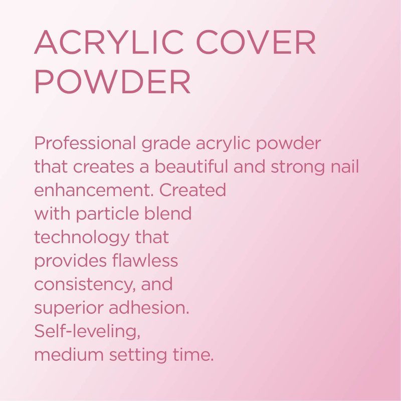 Young Nails Acrylic Cover Powder - Self-Leveling Acrylic Nail Powder, Clear Nude Pink White Acrylic Powder for Nail Extenstion, Professional Grade, Superior Adhesion, Color - Beige, 85g