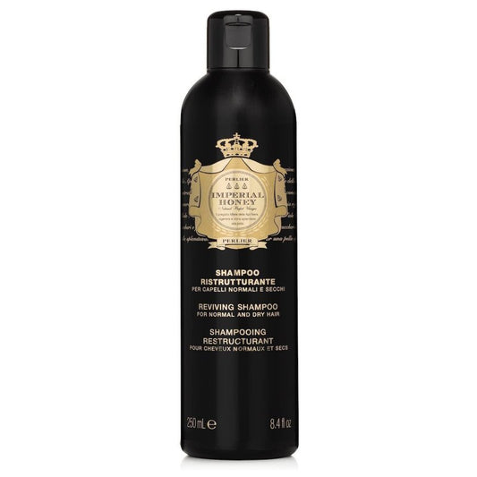 Perlier Imperial Honey Shampoo - Luxurious Moisturizing Shampoo For Regular, Dry, Or Itchy Scalps, Help Curl And Shine Your Hair With Imperial Honey Hydrating Shampoo 8.4 Fl Oz, 250 ml