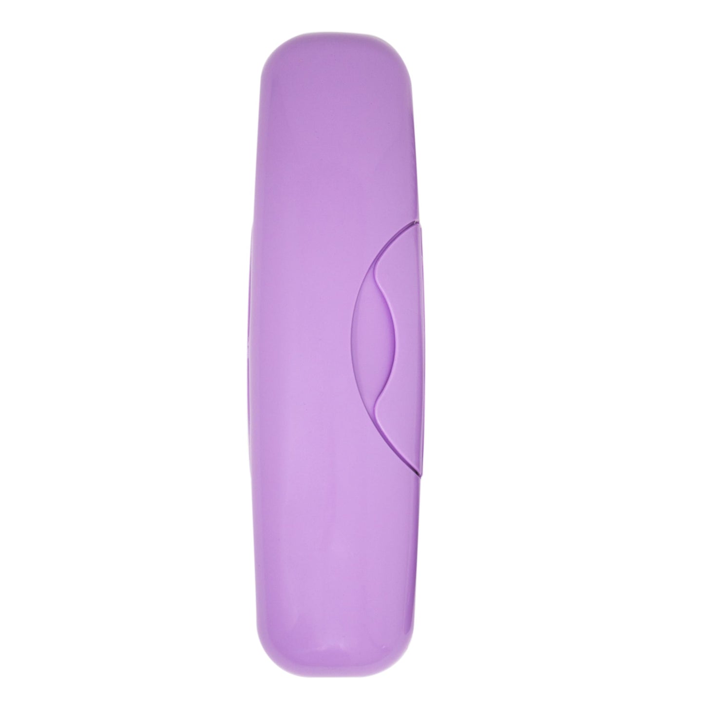 RADIUS Toothbrush Original Big Brush, BPA Free ADA Accepted - Left Hand - Lavender Brush with Lavender Case