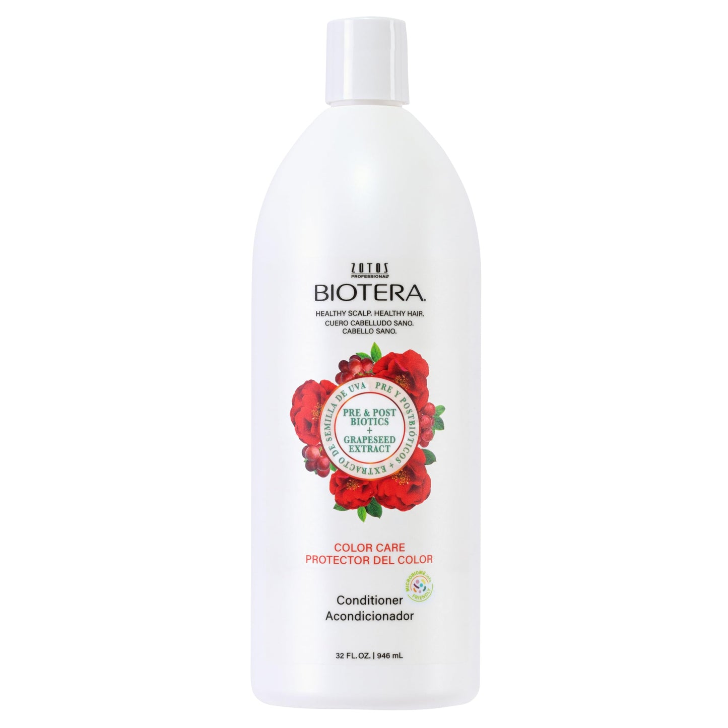 Biotera Color Care Conditioner for Color-Treated Hair - Protects & Extends Vibrancy with Coconut & Grapeseed Extract, Enhances Shine & Softness, Color-Safe, Vegan, 32 Fl Oz