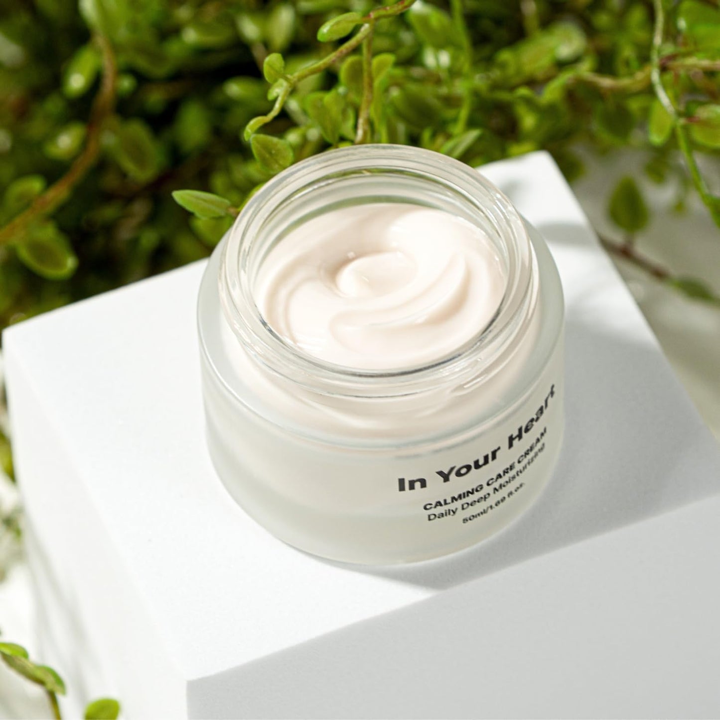 EllieLove Mom In Your Heart Calming Care Cream – Sensitive Skin Moisturizer with Centella, Heartleaf, Tea Tree – Fragrance-Free, Made in Korea, 50ml