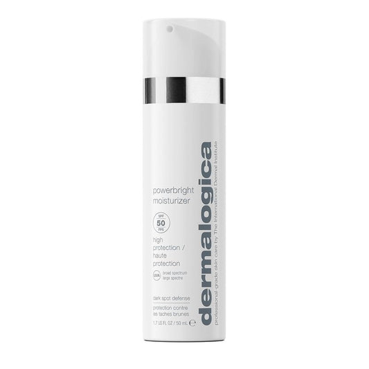 Dermalogica Powerbright Moisturizer SPF 50 | Facial Sunscreen with Niacinamide & Hyaluronic Acid - 1.7 Fl Oz