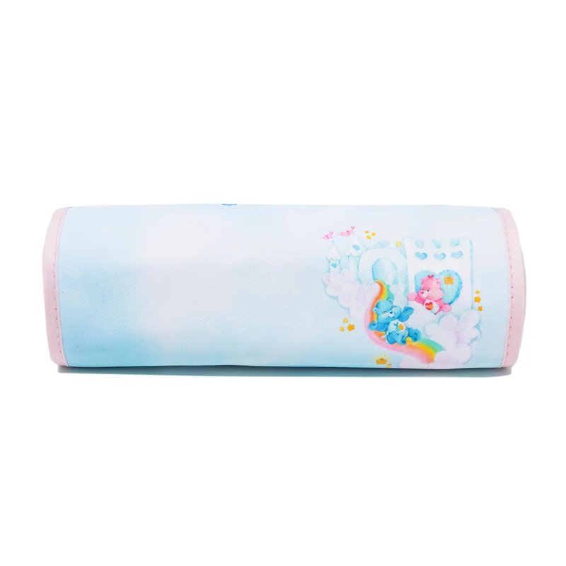 Impressions Vanity 6 PCs Care Bears Dreamland Makeup Brush Set with Makeup Case, Aluminum Ferrule Handle Soft Bristles Makeup Brushes for Foundation, Face Powder, Eye Shadow and Liner Application