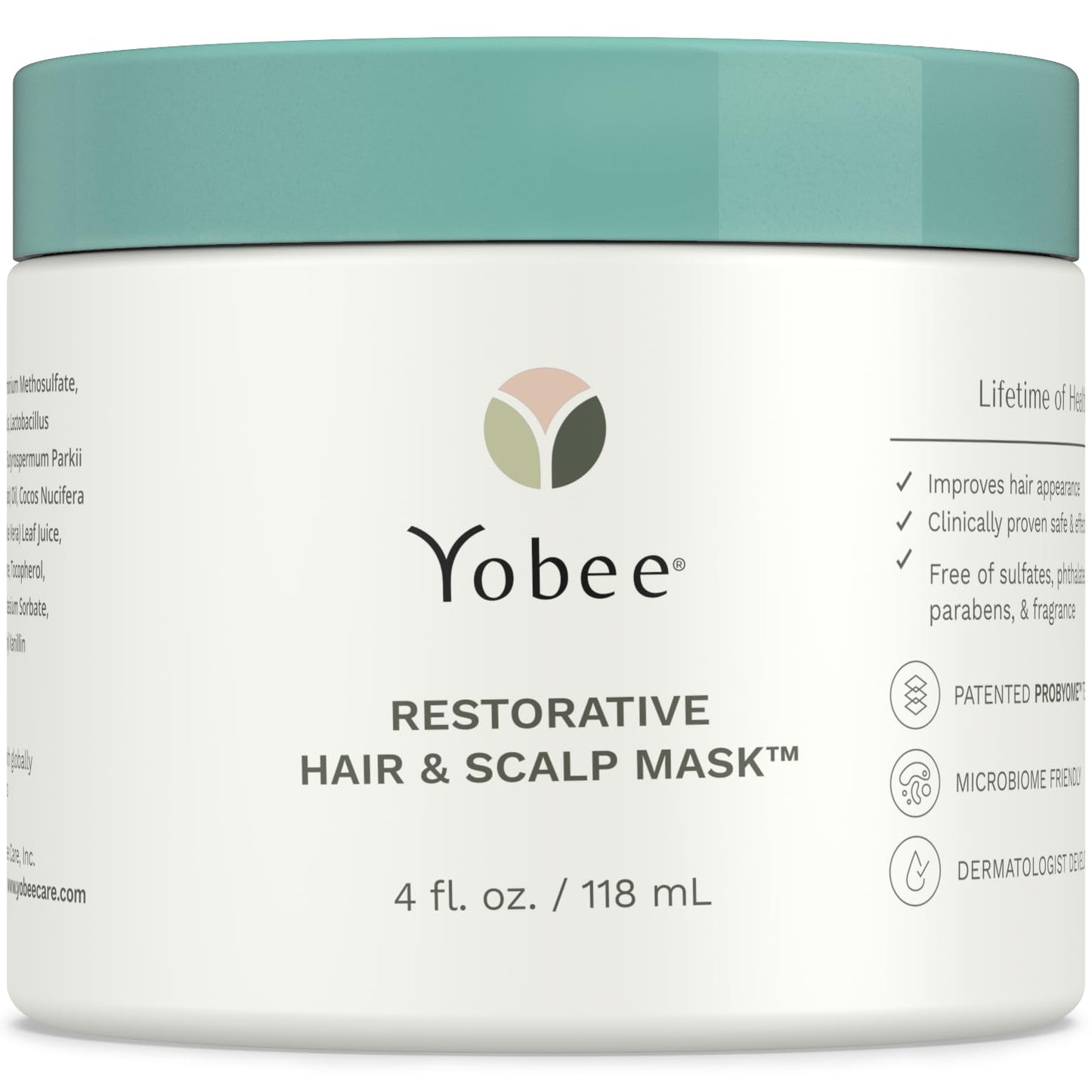 Yobee Ultra Gentle Soothing Scalp Masks, Scalp & Hair Mask Care for Babies, Kids, Teens, Adults
