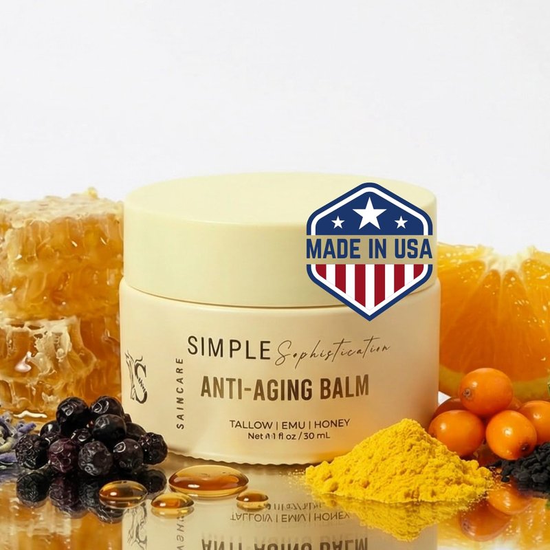Tallow Emu Honey Balm - Nourishing Face & Body Moisturizer with Manuka Honey & Emu Oil | Non-Greasy Anti-Aging Skincare