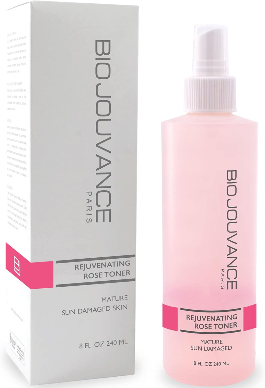Rejuvenating Rose Toner Spray - Alcohol-Free Hydrating Face Toner for Mature Skin | 8oz / 240ml
