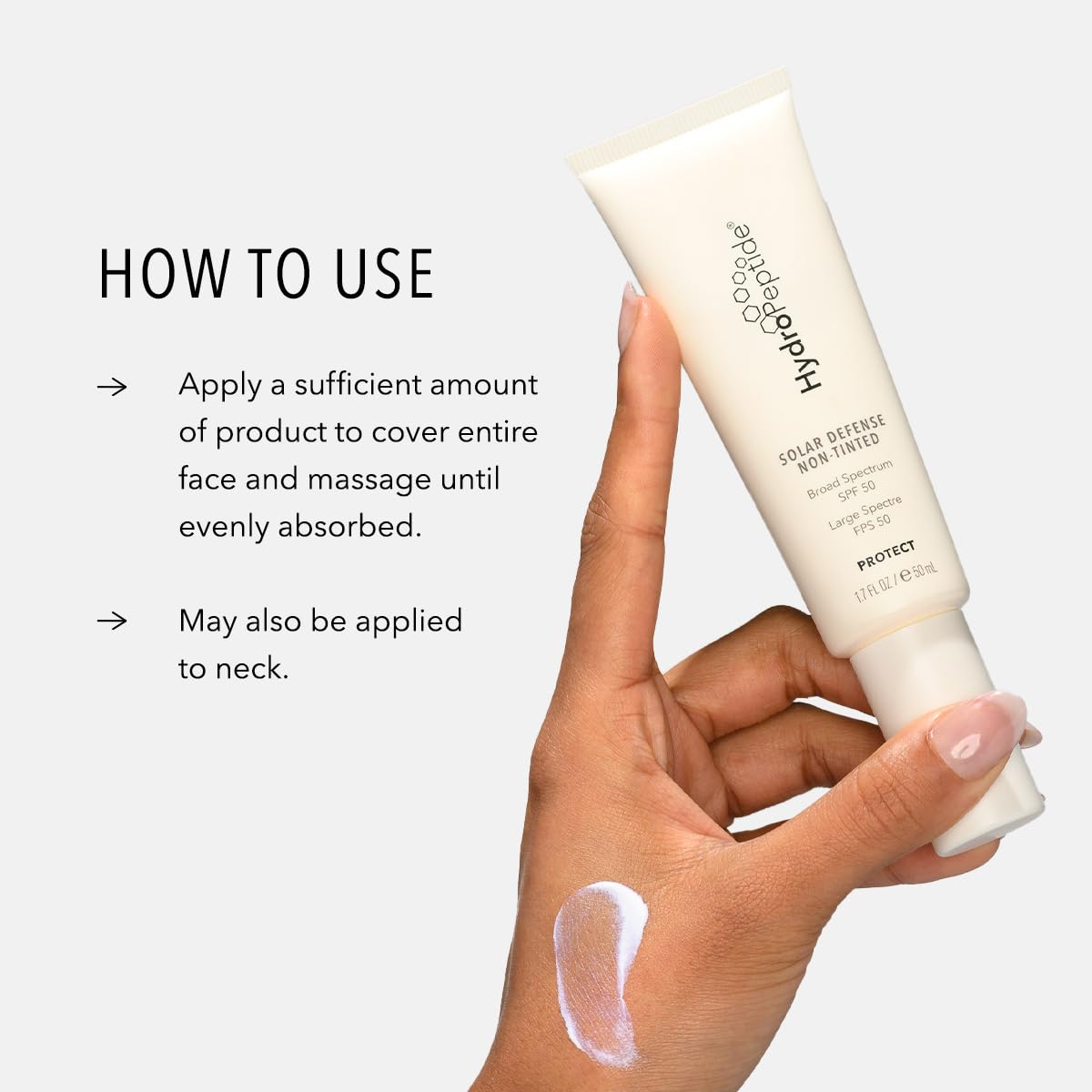 HydroPeptide Solar Defense Face Sunscreen SPF Broad Spectrum Moisturizing Antioxidant 1.7 Ounce