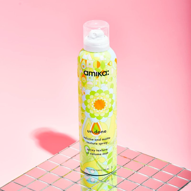 Amika Un.Done Volume & Matte Texture Spray - Lightweight Hair Styling Spray for Effortless Texture