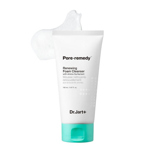 Dr.Jart+ Pore Remedy Renewing Foaming Koream Face Wash Cleanser with Glycerin | Korean Skin Care, 5.07 Fl Oz