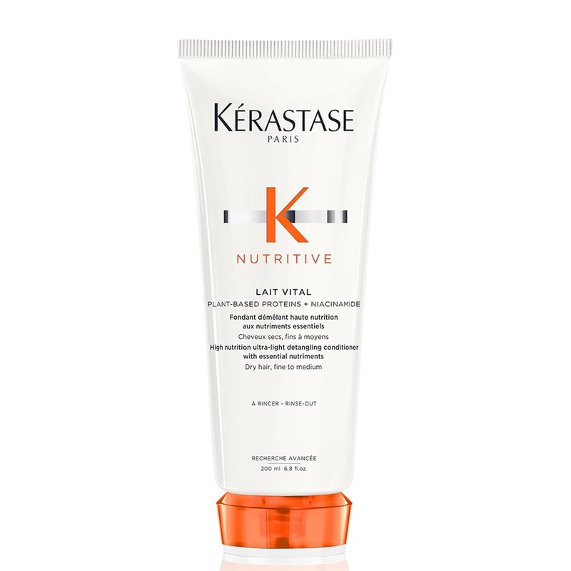 Kerastase Nutritive Lait Vital Conditioner - Hydrating Formula for Fine to Medium Dry Hair | Illuminates Shine & Detangles Effortlessly