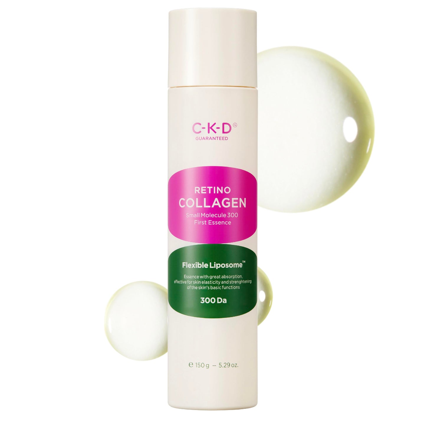 CKD Retinal Collagen First Essence - Daily Face Deep Hydration Essence for Firming, Exfoliation, and Smoother Skin Texture. Collagen Boosting and Youthful Skin. Korean Skin Care. 5.07 fl oz