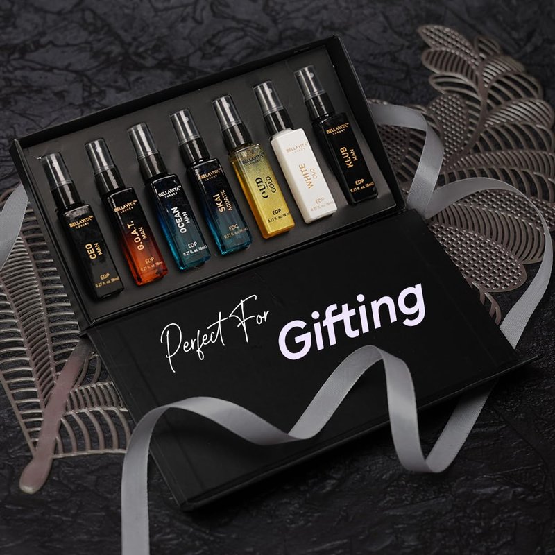 Luxury Men's Perfume Discovery Gift Set - CEO Man, G.O.A.T., OCEAN & More | 56ml | Woody, Citrus, Fresh Scents