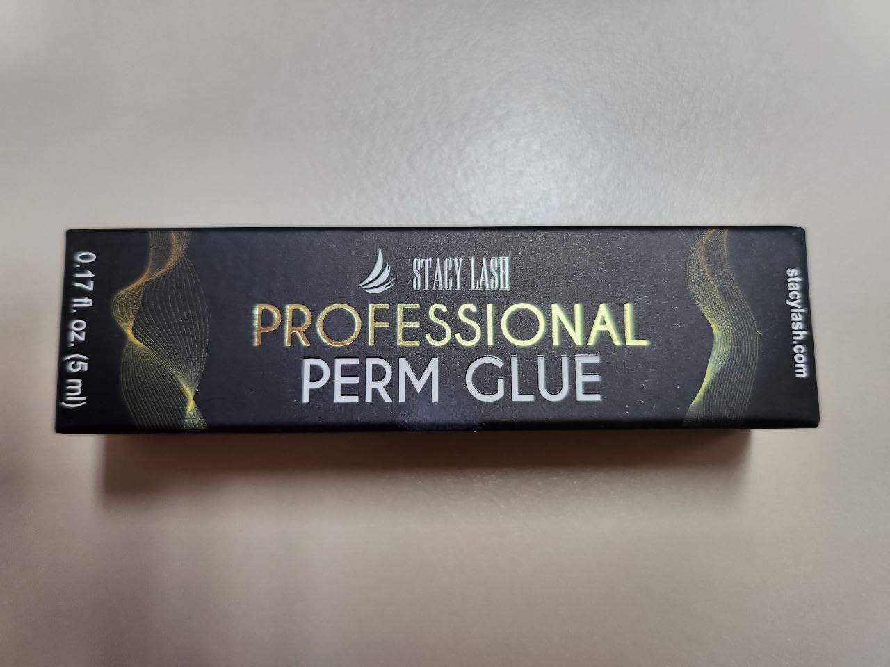 STACY LASH Professional Perm Glue / 0.17 fl.oz./ 5 ml/Transparent Lash Adhesive/Water-Soluble Eyelash Lifting Glue/Supplies for Professional & Home Use