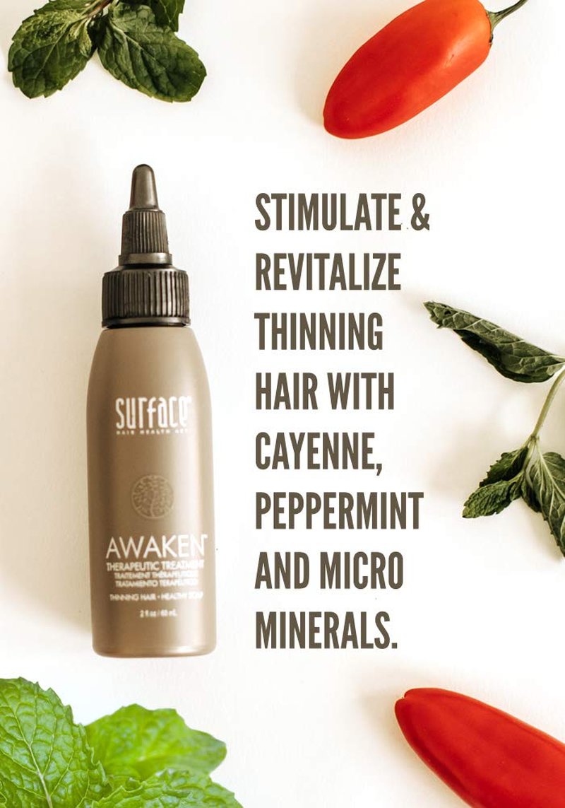 Surface Hair - Awaken Therapeutic Treatment - Natural Ingredients for Thinning Hair and a Healthy Scalp - 2 fl oz