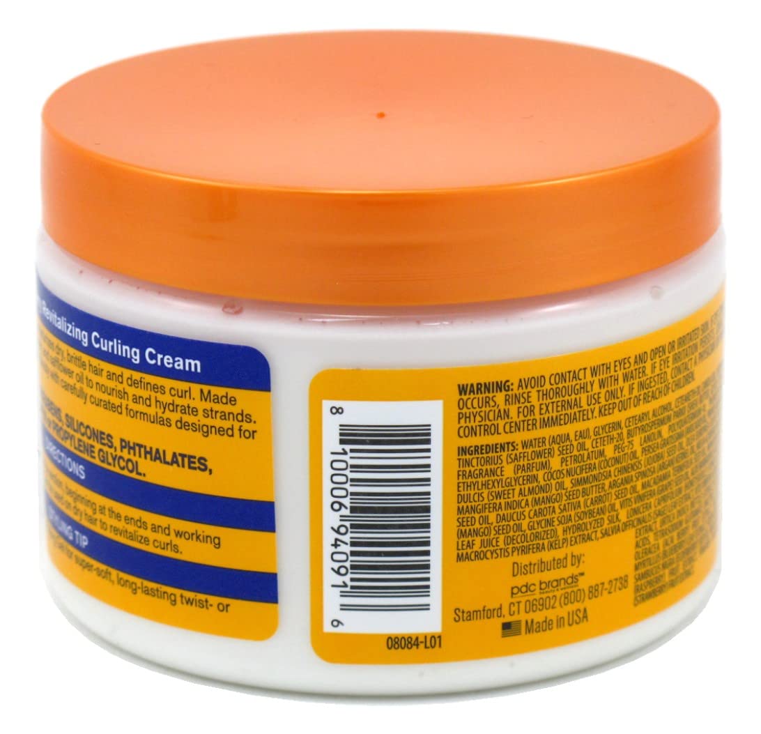 Cantu Acai Berry Curling Cream Revitalizing 12 Ounce