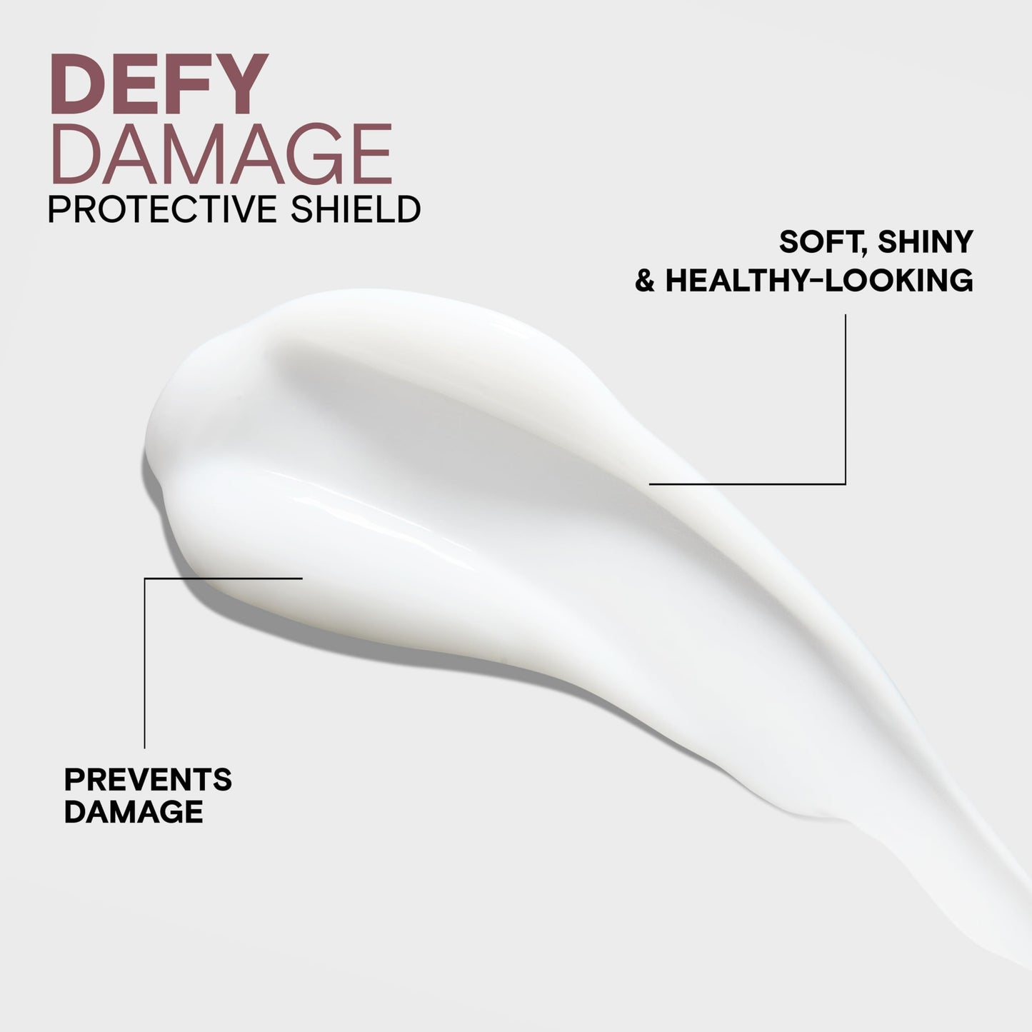 Defy Damage Protective Shield | For Damaged, Color-Treated Hair | Protect Against UV & Thermal Damage | Strengthen Bonds & Preserve Hair Color | With Moringa Seed & Arginine | 3.38 Fl Oz