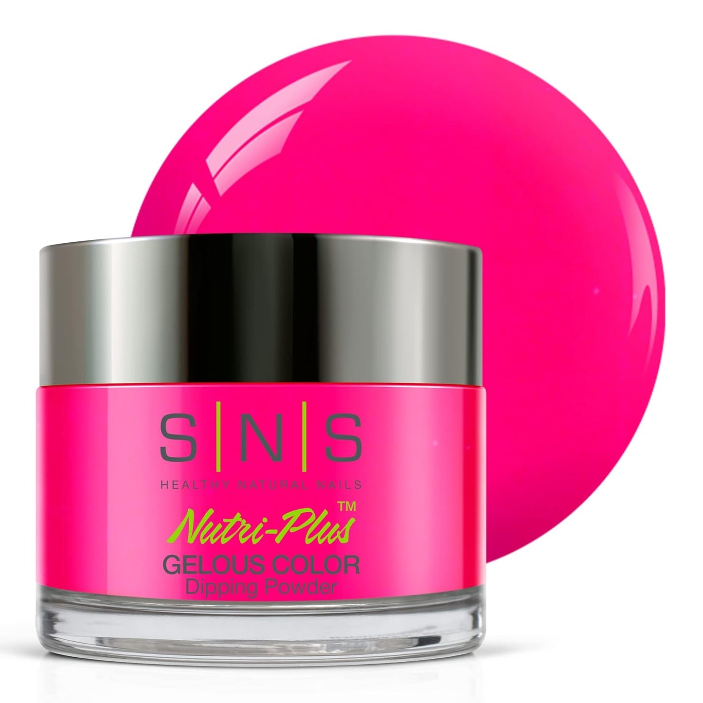 SNS Nail Dip Powder - Miracle Garden Pink/Fuchsia Cream | Long-Lasting, Low Odor, No UV Lamp - 1.5 Oz