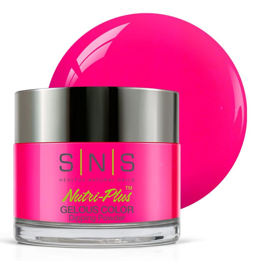 SNS Nail Dip Powder - Miracle Garden Pink/Fuchsia Cream | Long-Lasting, Low Odor, No UV Lamp - 1.5 Oz