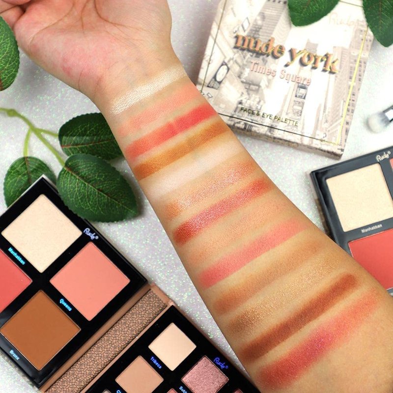 Rude Cosmetics Nude York Face and Eye Palette Makeup Women 0.46 oz
