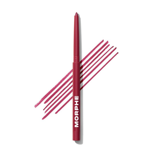 MORPHE Soulmatte Gel Lip Liner - Creamy Lip Pencil with a Matte Formula - Precision Contour Pencil with Sweet Almond & Tea Seed Oil for Long-Lasting Definition - Bella (0.007 oz)