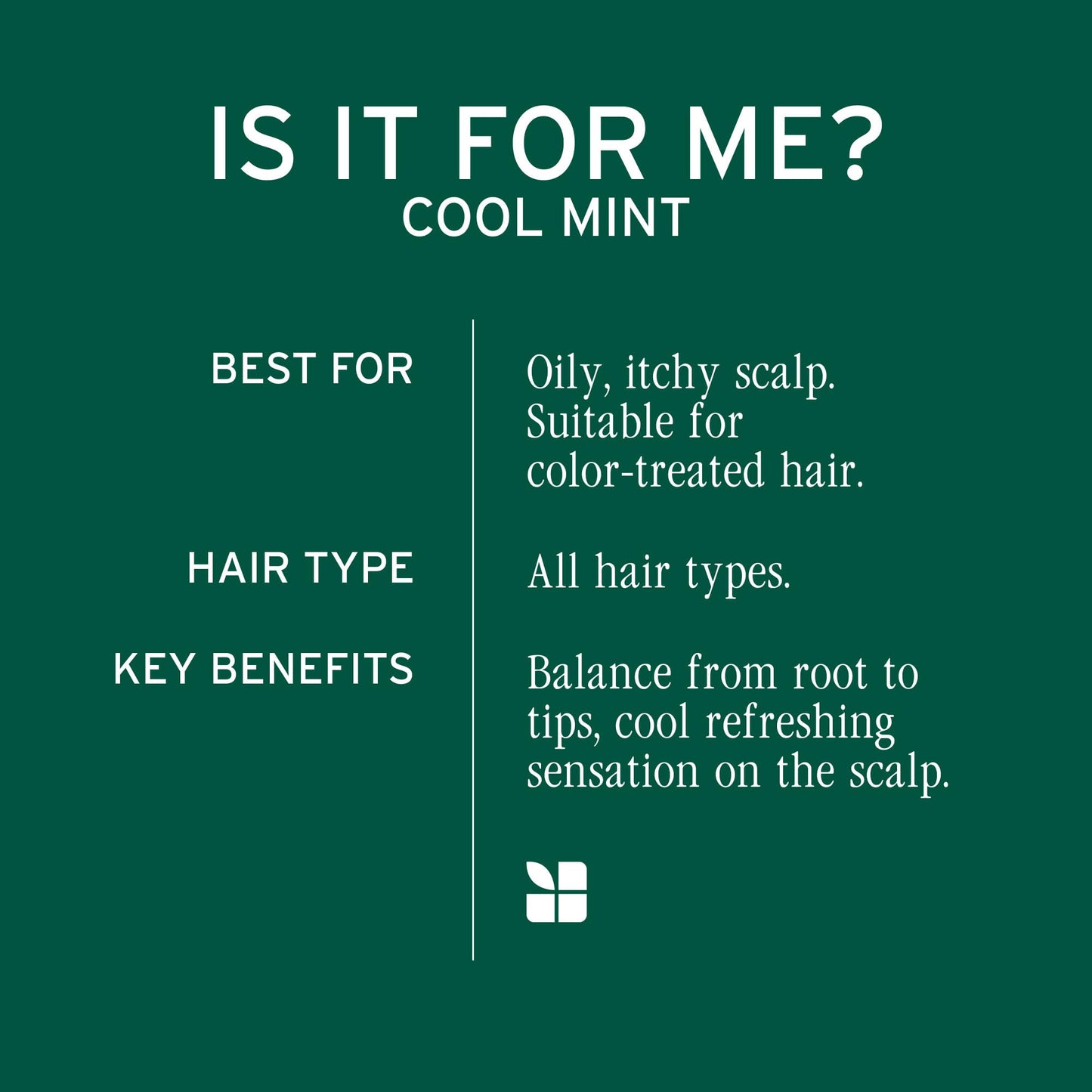 Biolage Cool Mint Shampoo - Balancing Shampoo for Oily Scalp, Gently Cleanses, Refreshes & Helps Balance, Mint & Glycerin, Vegan & Paraben-Free