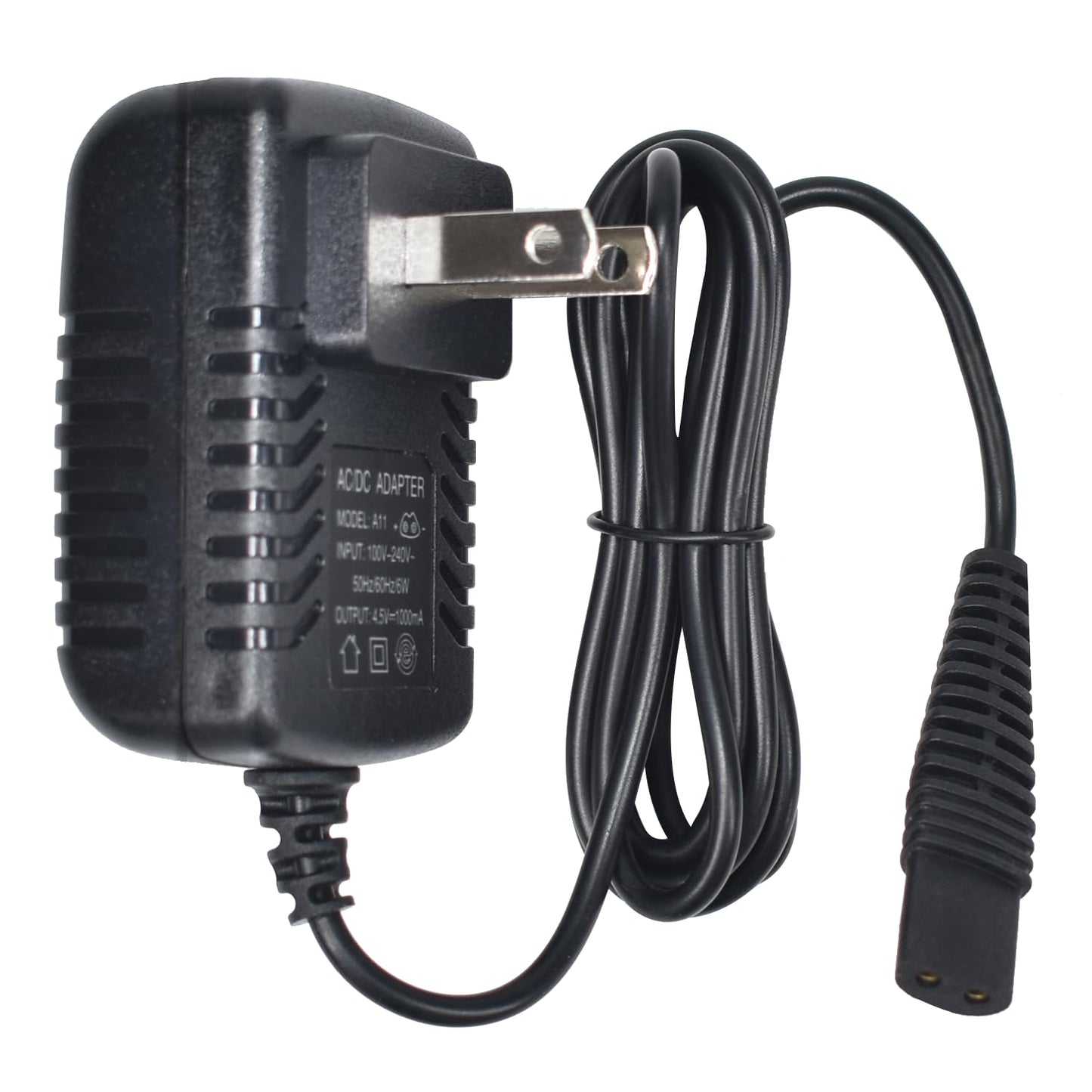 BOEEA Replacment Charger for BaByliss PRO Shaver FXFS2 FXFS2G, 4.5V Adapter Compatible with BaBylissPRO Barberology Cordless Metal Double Foil Shaver FXFS2 Power Cord Supply