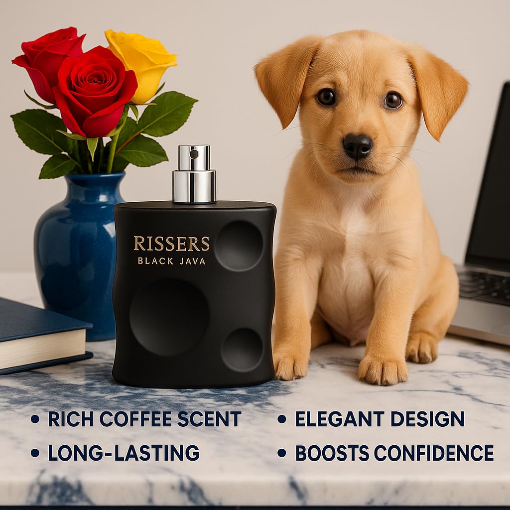Men's Luxury Perfume in Elegant Matte Black Glass Bottle, Premium Fragrance Cologne for Men (50ml)