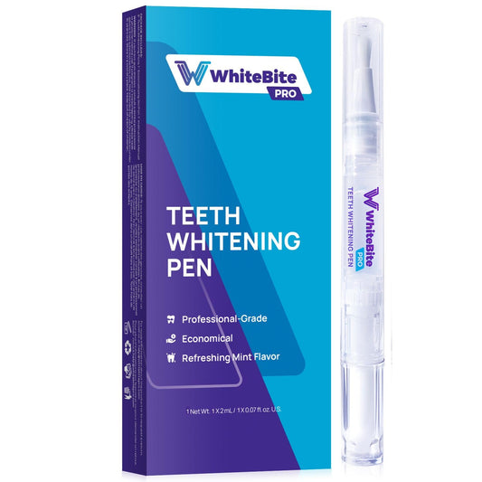 WhiteBite Pro Teeth Whiteing pens (1 Pens) – 35% Carbamide Peroxide Gel, Desensitizing Gel – Fast Whitening, Enamel-Safe, Travel-Friendly